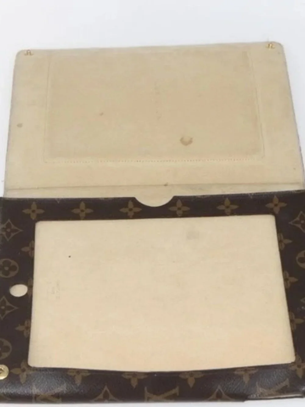 LOUIS VUITTON Monogram Etui iPad Case M93803 LV Auth 165646